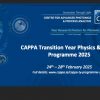 CAPPA TY Physics and Maths Programme 2025