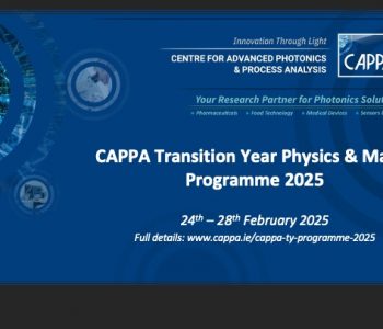 CAPPA TY Physics and Maths Programme 2025